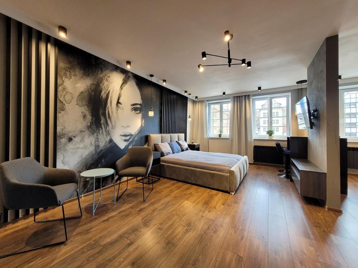 Apartament Stare Miasto Gdansk Z Widokiem Na Motlawe Exterior foto